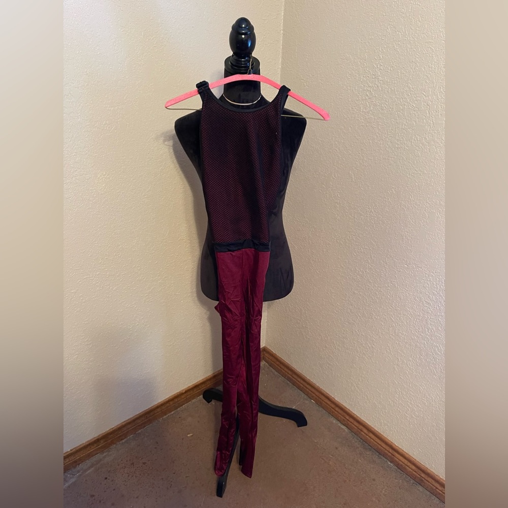 The Line Up - adult small one piece Leo long Dance costume